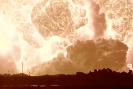 La explosión del cohete ocurrió en Florida, Estados Unidos. La explosión del cohete ocurrió en Florida, Estados Unidos.