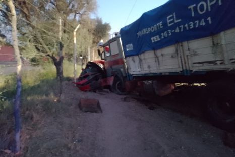 Terrible choque en San Martín dejó como saldo dos muertos