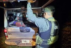 La marihuana estaba distribuida en 1.717 paquetes rectangulares. Fue detectada por Gendarmería. Foto: Gendarmería Nacional