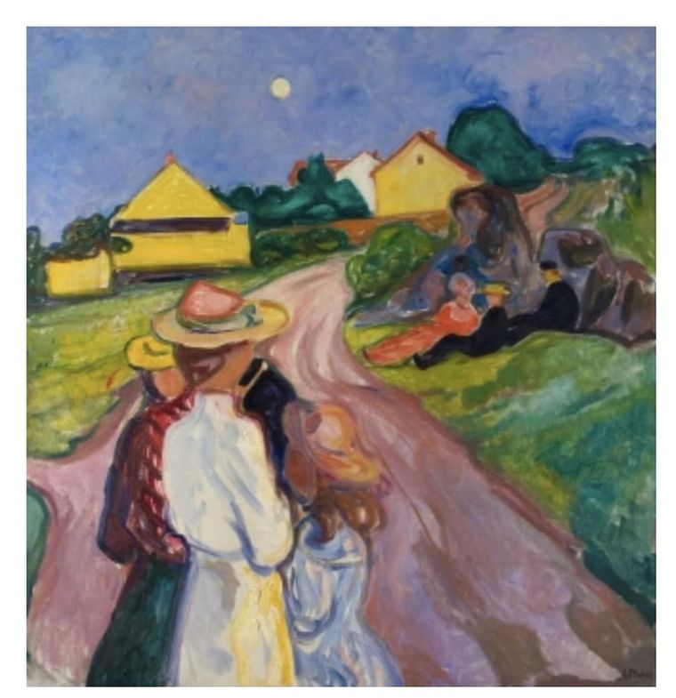 Edvard Munch, “Noche de San Juan” Edvard Munch, “Noche de San Juan”