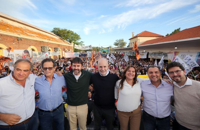 Acto Horacio Rodríguez Larreta estuvo este jueves en La Rioja en el cierre de campaña de Felipe Álvarez Foto: Prensa Horacio Rodríguez Larreta