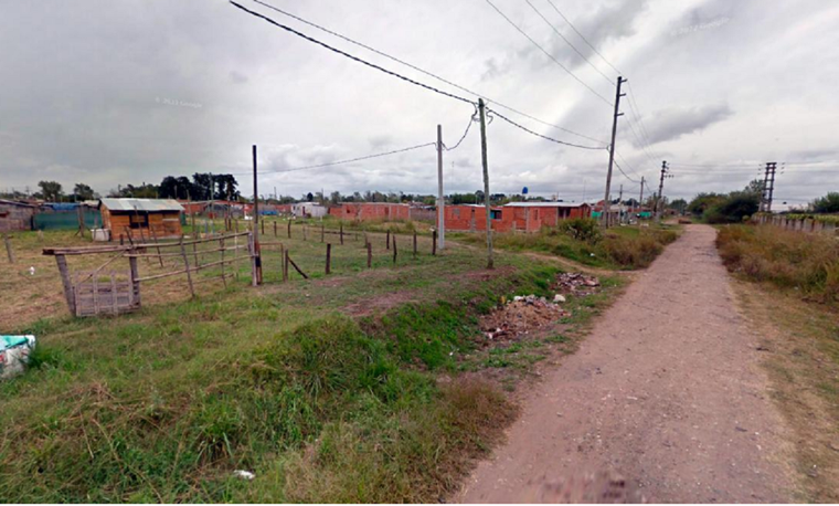 La zona en la que estuvo raptada la mujer Foto: Télam