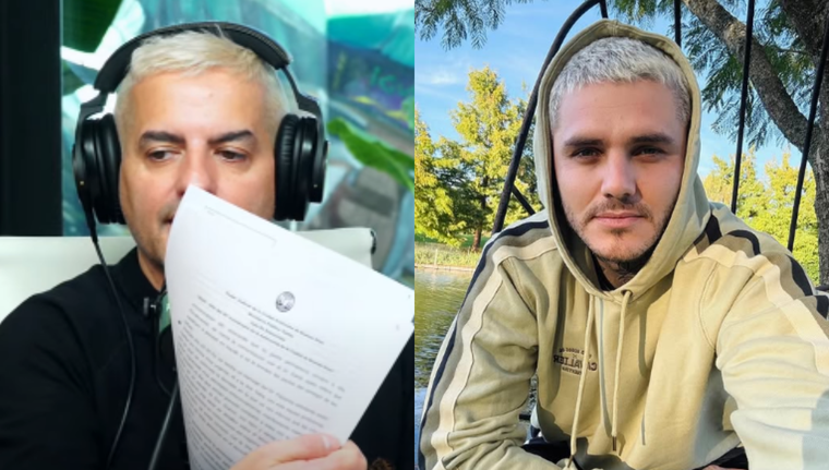 Ángel de Brito no se guardó nada y comunicó que pasará con el futbolista. Foto: Captura de Pantalla / El Ejército de las Mañanas / Instagram: @mauroicardi
