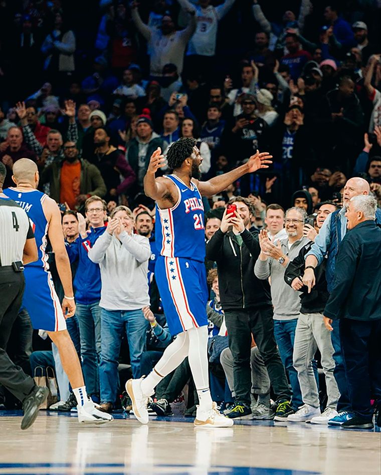 Joel Embiid todavía no tiene fecha definida de regreso a las canchas. Foto: @JoelEmbiid