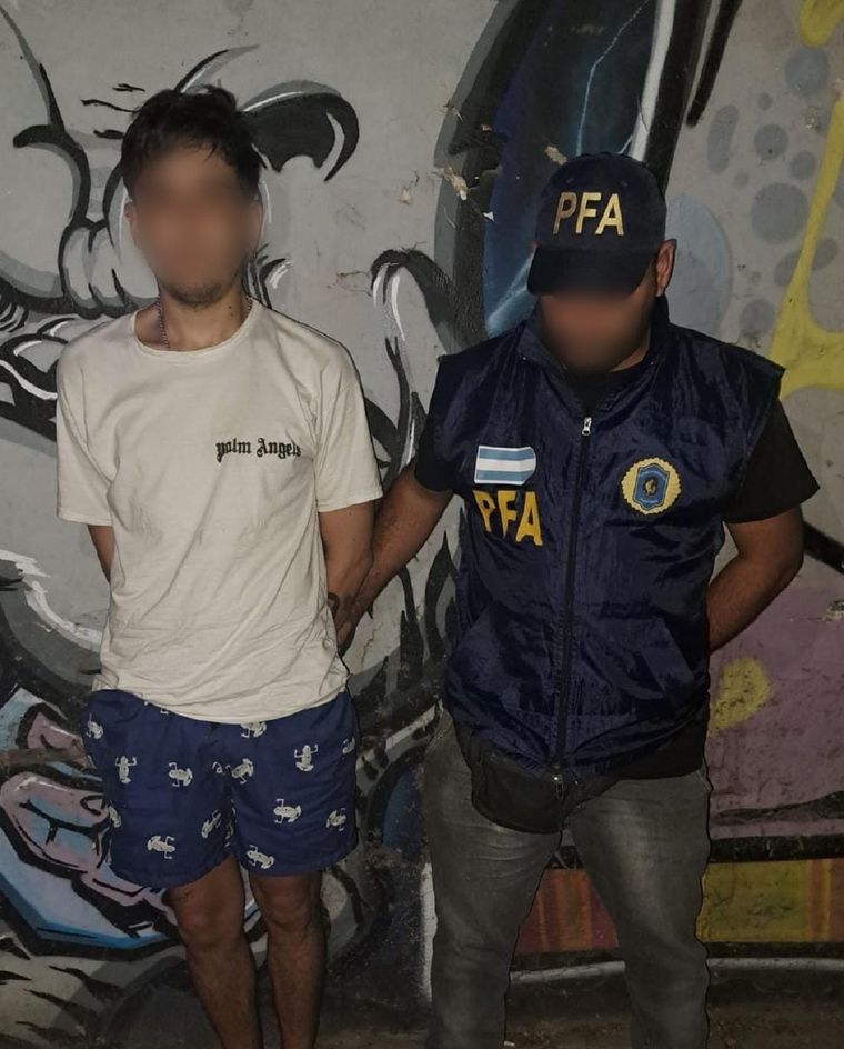 El detenido por el caso de la menor Foto: Policía Federal