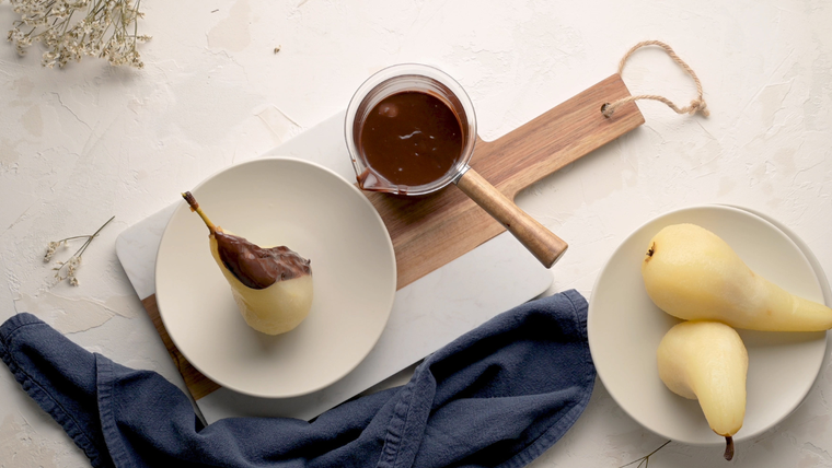 Descubre esta receta de peras con chocolate Descubre esta receta de peras con chocolate