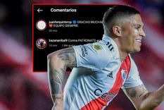 Juan Fernando Quintero le respondió a un hincha de Boca que quiso burlarse del presente de River. Juan Fernando Quintero le respondió a un hincha de Boca que quiso burlarse del presente de River.