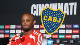 Vincent Kompany se prepara para el duelo contra Boca. Vincent Kompany se prepara para el duelo contra Boca.