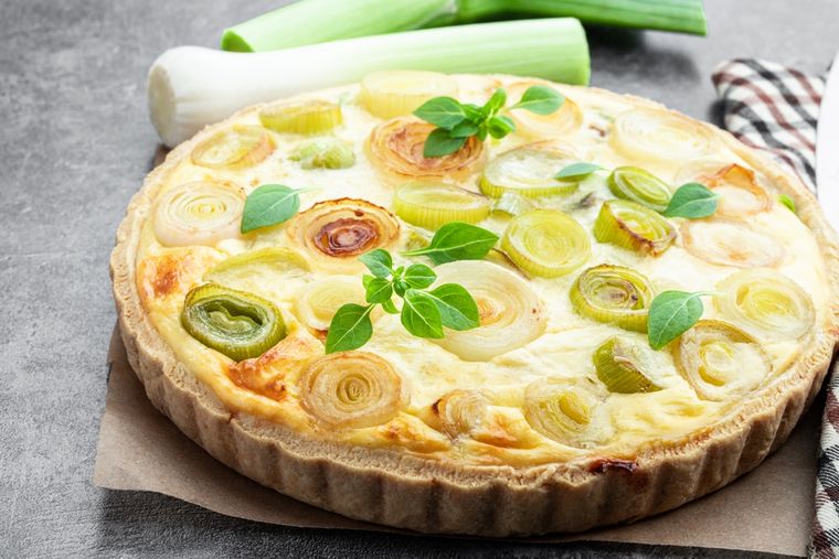 Tarta de puerros casera: receta fácil y deliciosa para toda la familia.