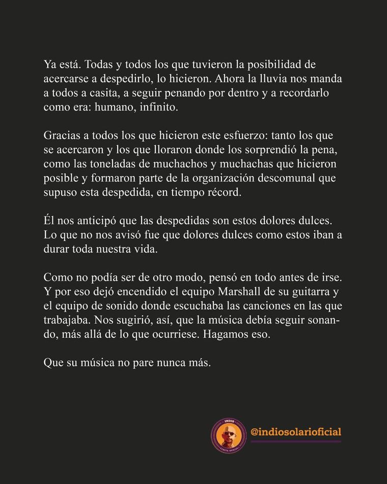 El último comunicado. El último comunicado.