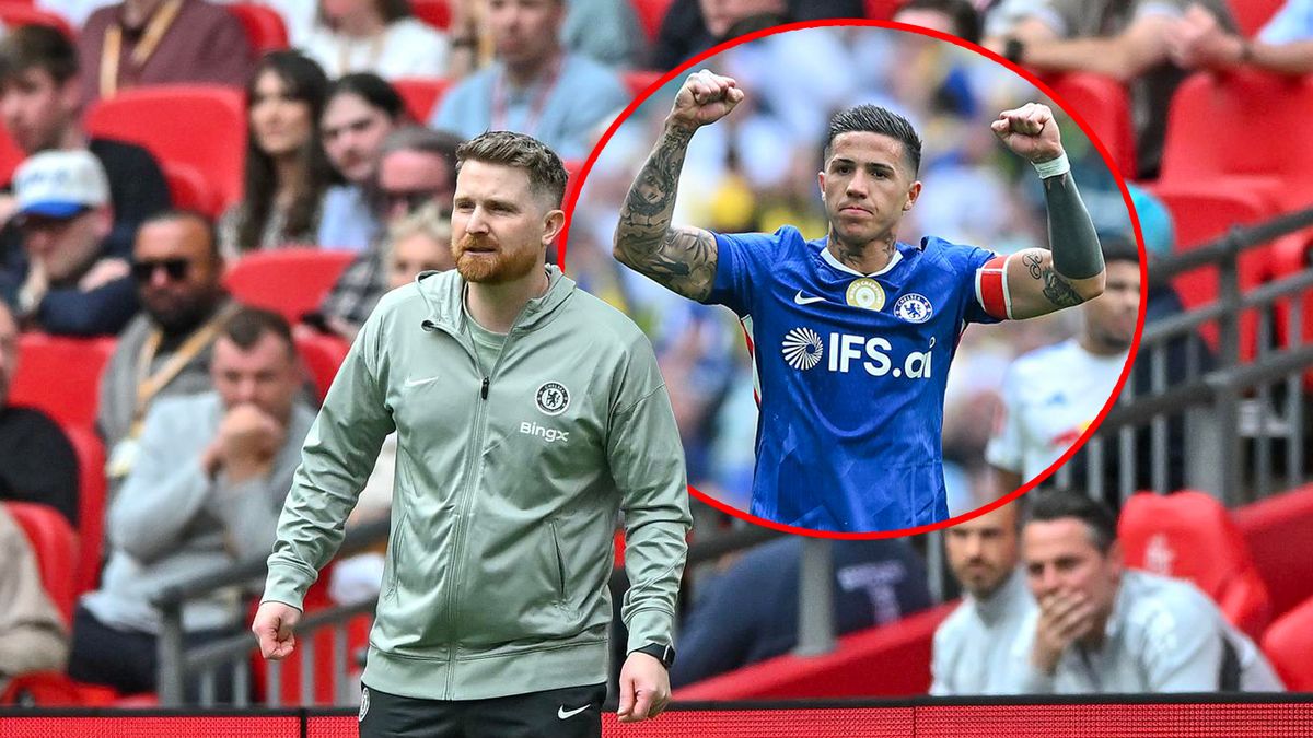 El DT interino del Chelsea, rendido a los pies de Enzo Fernández: 