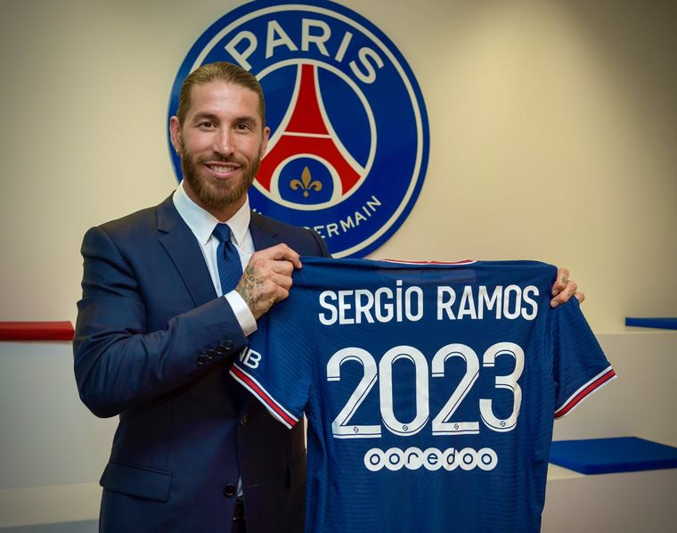 Sergio Ramos firmó contrato con el PSG hasta 2023. Foto: Sergio Ramos