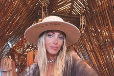 Cande Ruggeri nos propone la idea de usar jeans para la noche Foto: Instagram