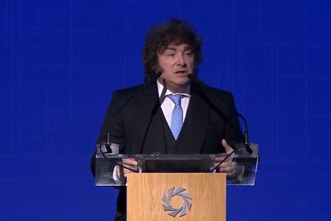 Javier Milei habló en un evento del Banco de Valores. Javier Milei habló en un evento del Banco de Valores.