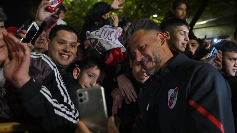 River revolucionó Mendoza con su llegada. Foto: @RiverPlate