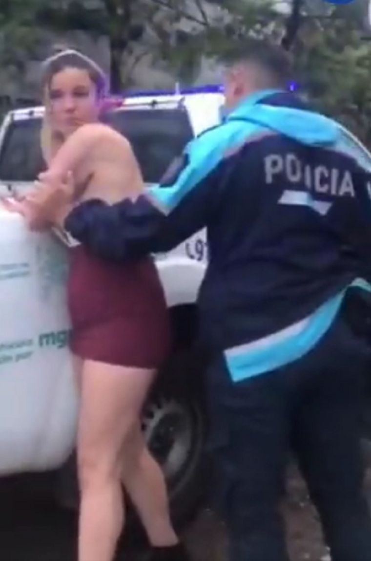 Las imágenes quedaron registradas a través por testigos del hecho