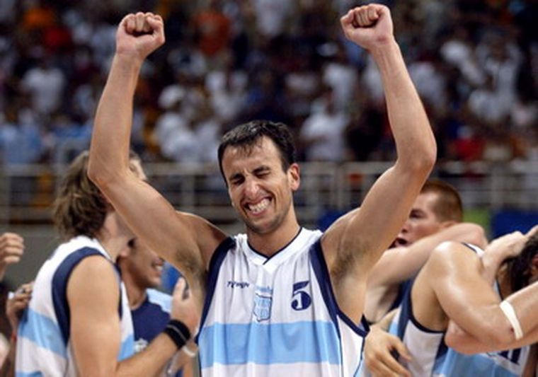 Ginóbili festejó dos veces antes EEUU, y va por la tercera. Foto: NA