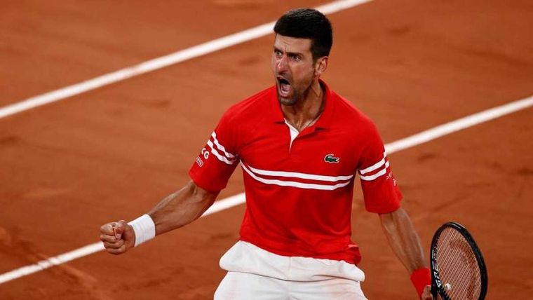 Festeja Nole: Roland Garros le hizo un guiño al serbio.