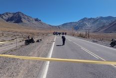 La escena luego del accidente La escena luego del accidente