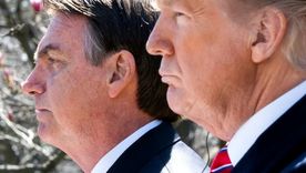 Jair Bolsonaro y Donald Trump son aliados. Foto EFE