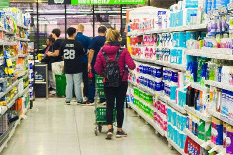 La suba de precios impacta también en los bienes de consumo masivo. Foto: Santiago Tagua/MDZ La suba de precios impacta también en los bienes de consumo masivo. Foto: Santiago Tagua/MDZ