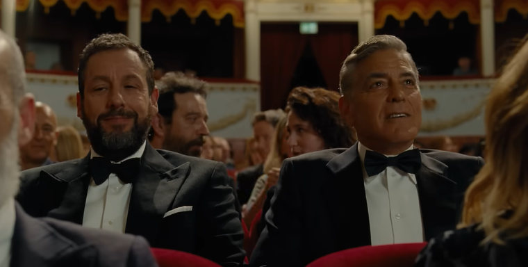 Adam Sandler y George Clooney juntos en una film imperdible. Adam Sandler y George Clooney juntos en una film imperdible.