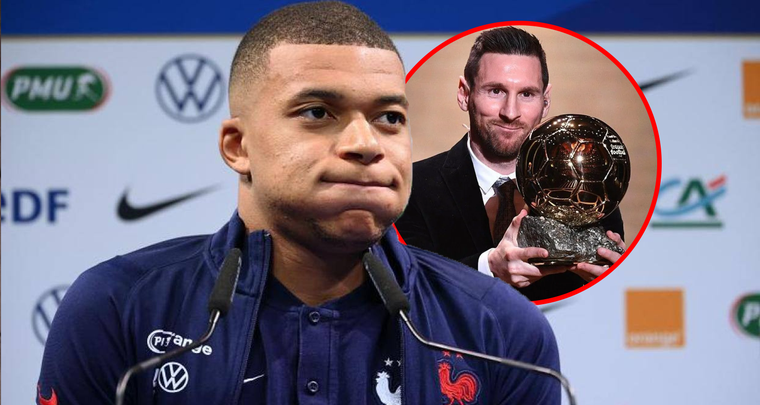 Kylian Mbappé se refirió al Balón de Oro de Messi. Foto: MDZ