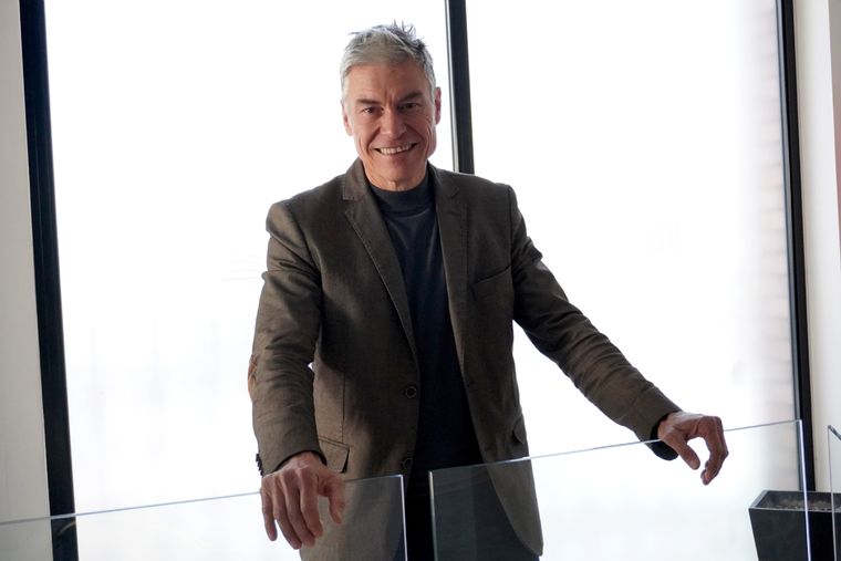 Hervé Birnie Scott pasó por los estudios de MDZ. Foto: Maximiliano Ríos/MDZ