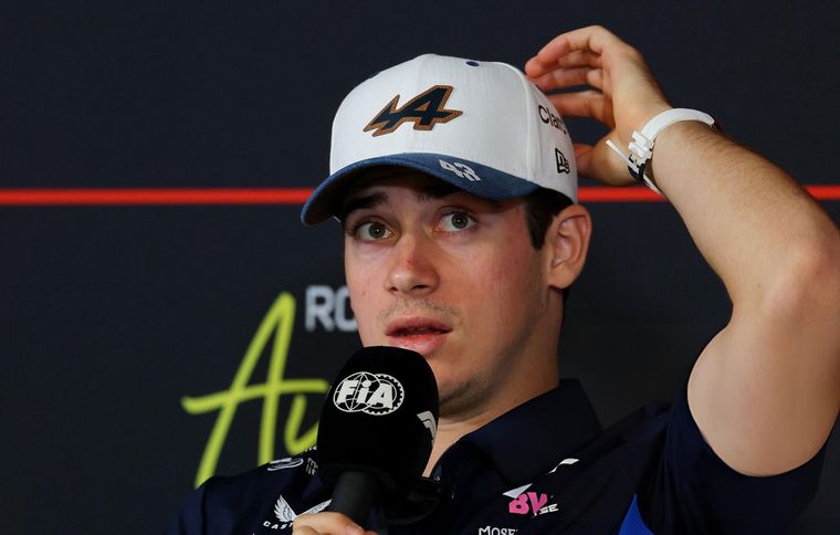 Franco Colapinto durante la conferencia de prensa previa al GP de Estados Unidos.