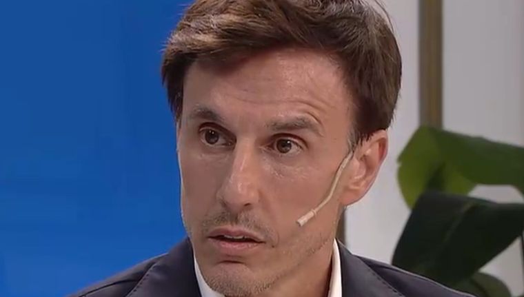 El exmarido de la modelo se expresó tras el tenso momento. Foto: Captura de pantalla/ El Trece
