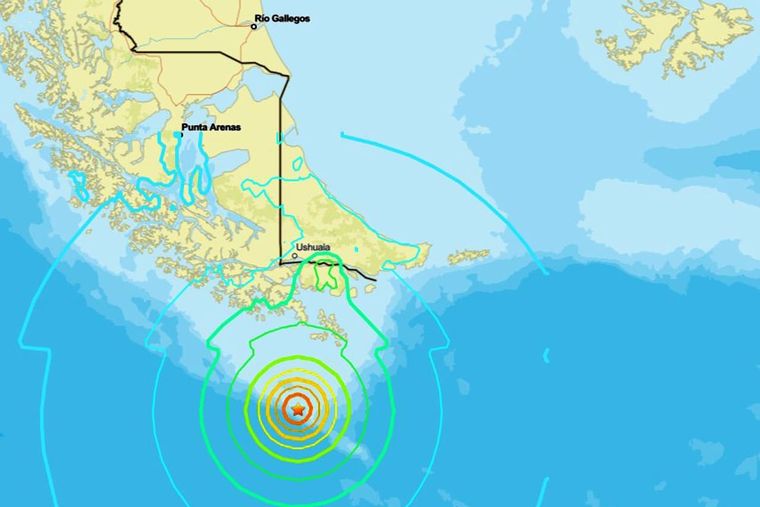 El terremoto en Chile. Foto: Gentileza