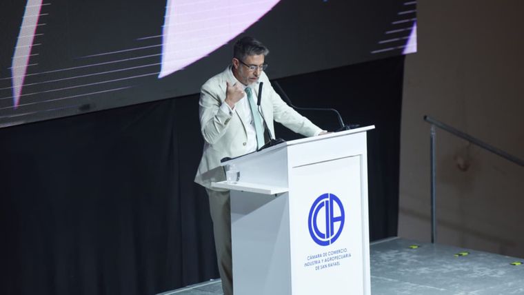 javier milei en san rafael Gabriel brega pte cámara de comercio san Rafael