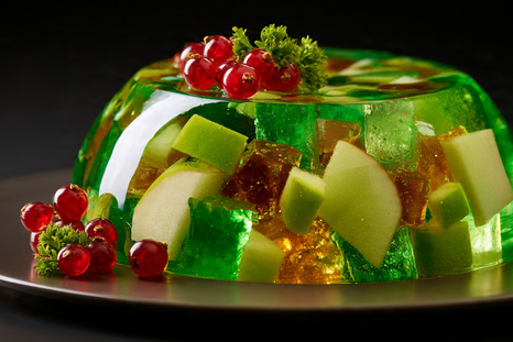 Gelatina de manzana con fruta receta fácil Gelatina de manzana con fruta receta fácil