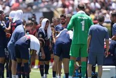 En el partido entre PSG-Atlético de Madrid las temperaturas superaron los 31 grados. En el partido entre PSG-Atlético de Madrid las temperaturas superaron los 31 grados.