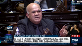 El diputado Aldo Leiva Foto: Captura de Pantalla El diputado Aldo Leiva Foto: Captura de Pantalla