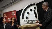 Pánico mundial: el Reloj del Juicio Final quedó a 85 segundos de la medianoche. Pánico mundial: el Reloj del Juicio Final quedó a 85 segundos de la medianoche.