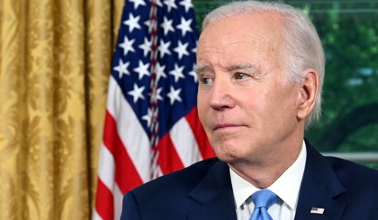 Joe Biden Biden suele ser protagonista de algunas situaciones disparatadas. Foto: Efe.