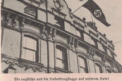 MDZol | La fotografía fue impresa en un periódico de propaganda nazi. Foto: POLICÍA DE STUTTGART