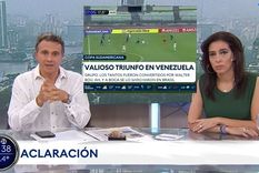 El pedido de disculpas de TN por el zócalo. Foto: Captura El pedido de disculpas de TN por el zócalo. Foto: Captura