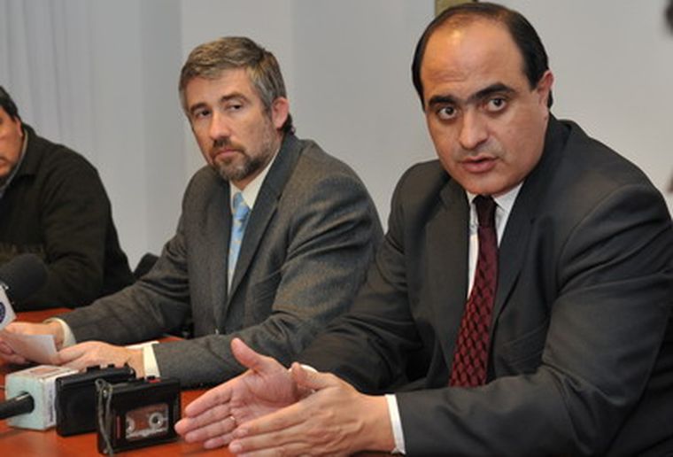 Adaro y Saracco comunicaron las nuevas medidas gubernamentales. Foto: Pachy Reynoso / MDZ