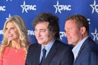 MDZol | Javier Milei junto a Tim Ballard en la CPAC Foto: Instagram