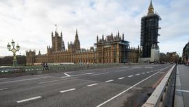 Las calles de Londres estaban desiertas durante el confinamiento. Reino Unido comienza ahora a relajar las medidas restrictivas. Foto: PA MEDIA