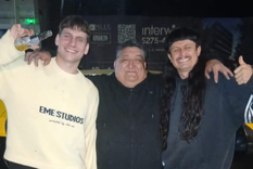 El humorista, el cantante y una de las últimas fotos conocidas.
