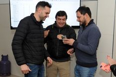 Gabriel Pradines, Omar de Marchi y Alvaro Martínez, referentes del PRO de Mendoza. Foto: ALF PONCE MERCADO / MDZ
