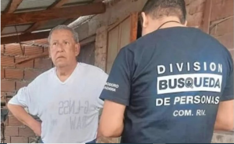 El hombre que estaba desaparecido Foto: NA