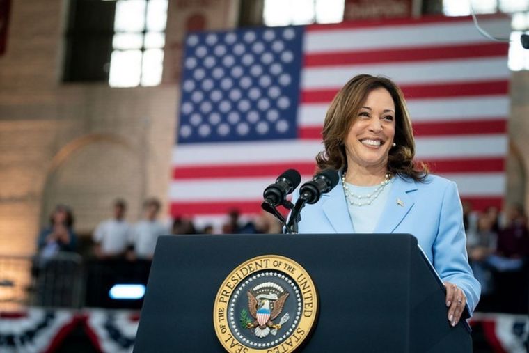 Harris, a punto de ser presidenta de EEUU. Foto: Instagram