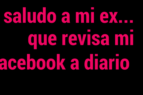 No revises el perfil de tu ex en Facebook