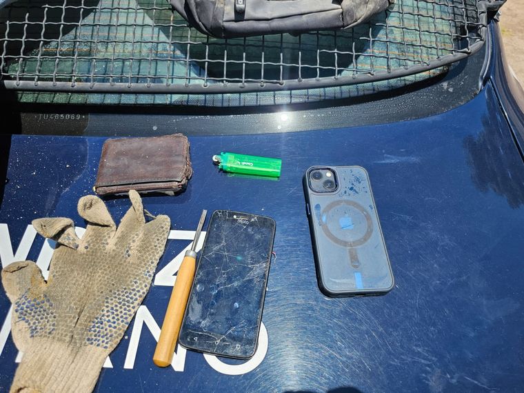 El iPhone recuperado por los policías guaymallino.s El iPhone recuperado por los policías guaymallino.s