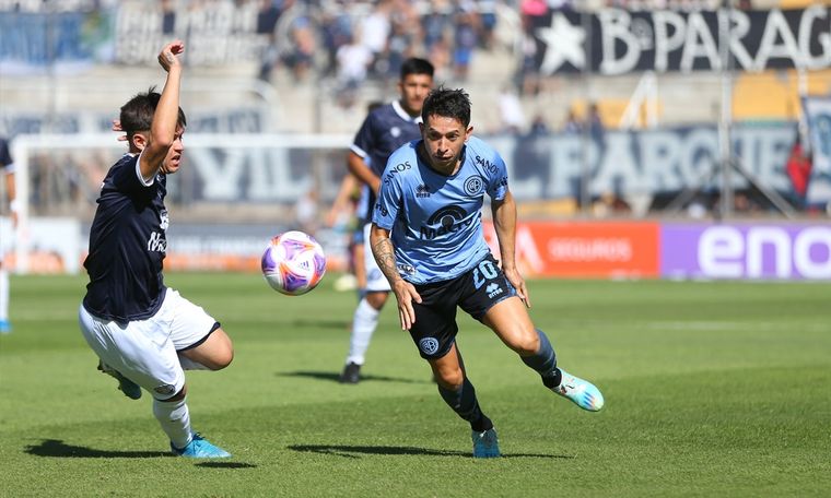 Belgrano e Independiente juegan en La Rioja. Foto: @Belgrano