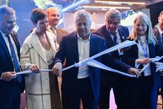 Alfredo Cornejo en la feria Arminera 2025. Foto: Prensa Gobierno